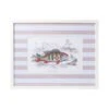 Stripe Fish Framed Art Print - D