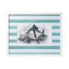 Stripe Fish Framed Art Print - B