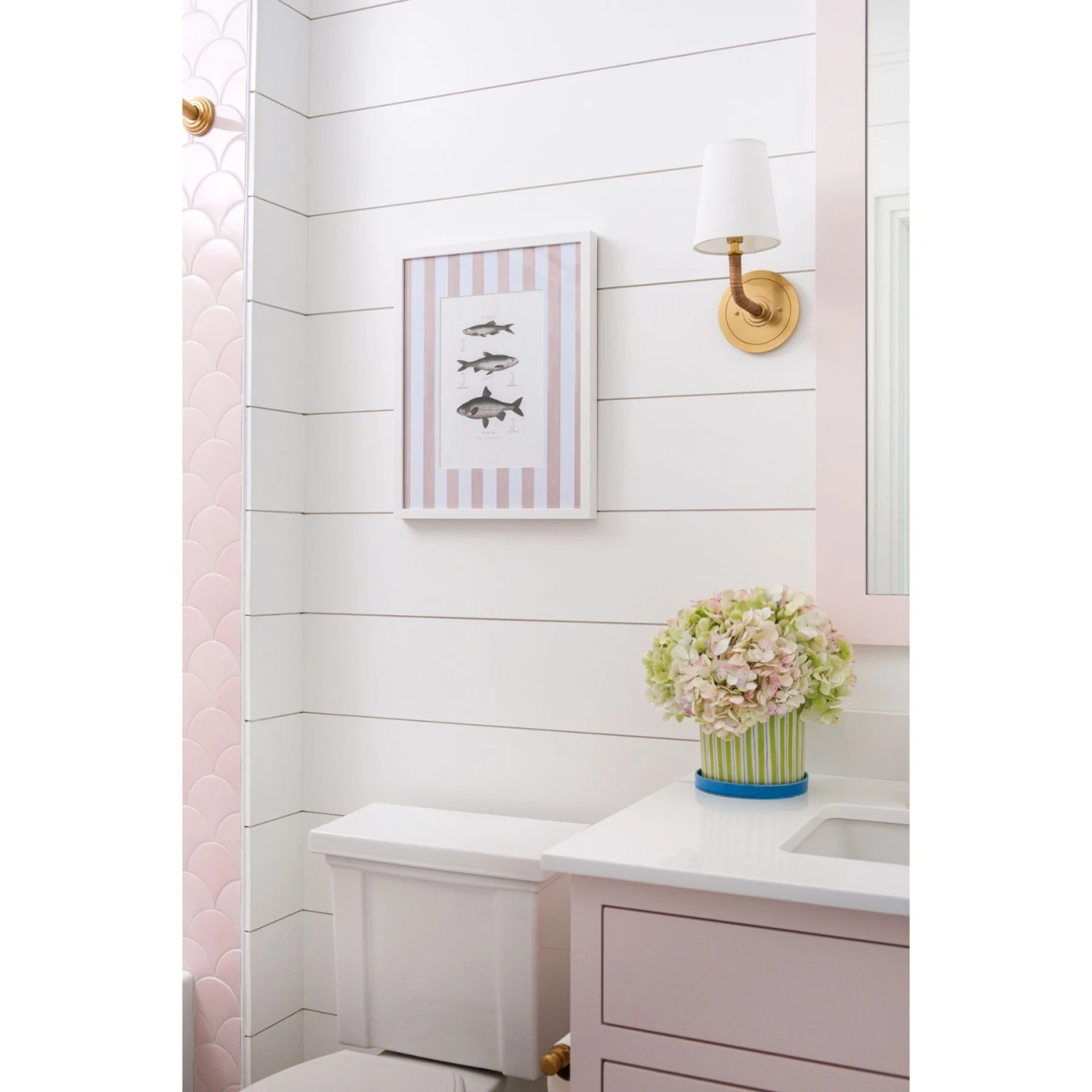 Vintage Freshwater Fish Print Framed Art 9 Vintage Freshwater Fish Print Framed Art - Image 9