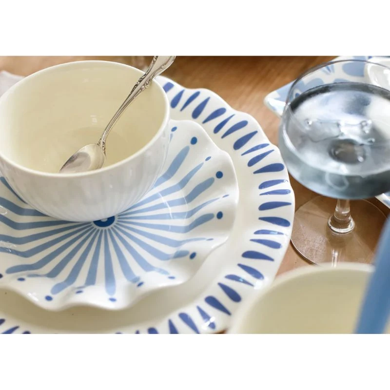 Sorrento Ruffle Salad Plates - Set Of 2 6 Sorrento Ruffle Salad Plates - Set Of 2 - Image 6