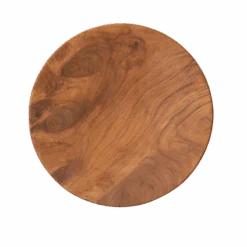 Beach Haven Teak Dinner Plates - Set Of 4