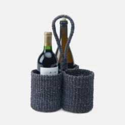 Folly Wine Caddy - Navy -Sabre Home Decor Sale TBLT 1204 HERO