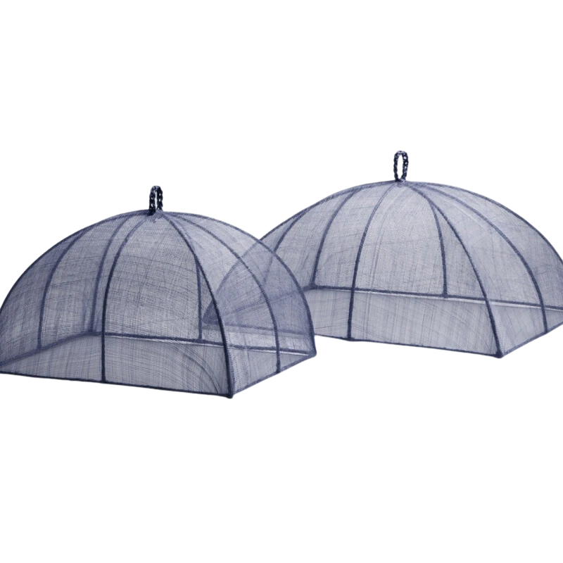 Waterside Rectangular Food Cover In Navy- Set Of 2 1 Waterside Rectangular Food Cover In Navy- Set Of 2