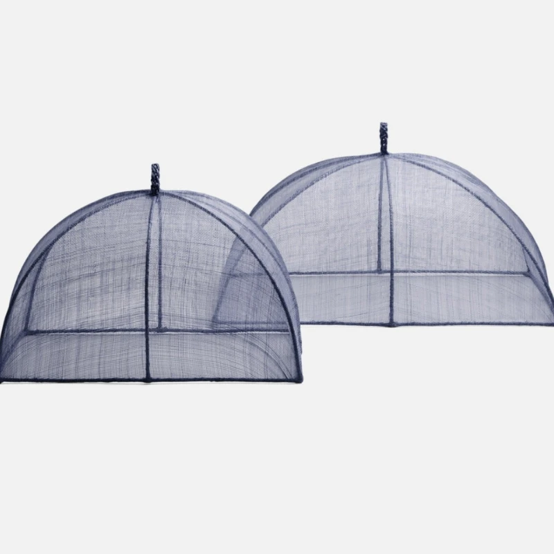 Waterside Rectangular Food Cover In Navy- Set Of 2 3 Waterside Rectangular Food Cover In Navy- Set Of 2 - Image 3