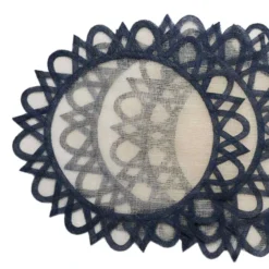 Spring Lake Navy Placemat - Set Of 4 -Sabre Home Decor Sale TBLT 1258 ALT