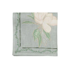 Magnolia Blossom Napkin Set - Herb 9 Magnolia Blossom Napkin Set - Herb -Sabre Home Decor Sale TBLT 1280 ALT