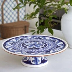 Alentejo Terracotta Cake Stand -Sabre Home Decor Sale TBLT 1382 alt