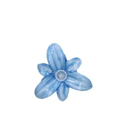 Blue Palm Taper Holder -Sabre Home Decor Sale TBLT 1411 ALT