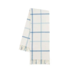 Sail Plaid Throw - Denim/Baby Blue