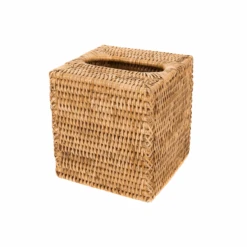 Sconset Column Tissue Box Cover - Natural