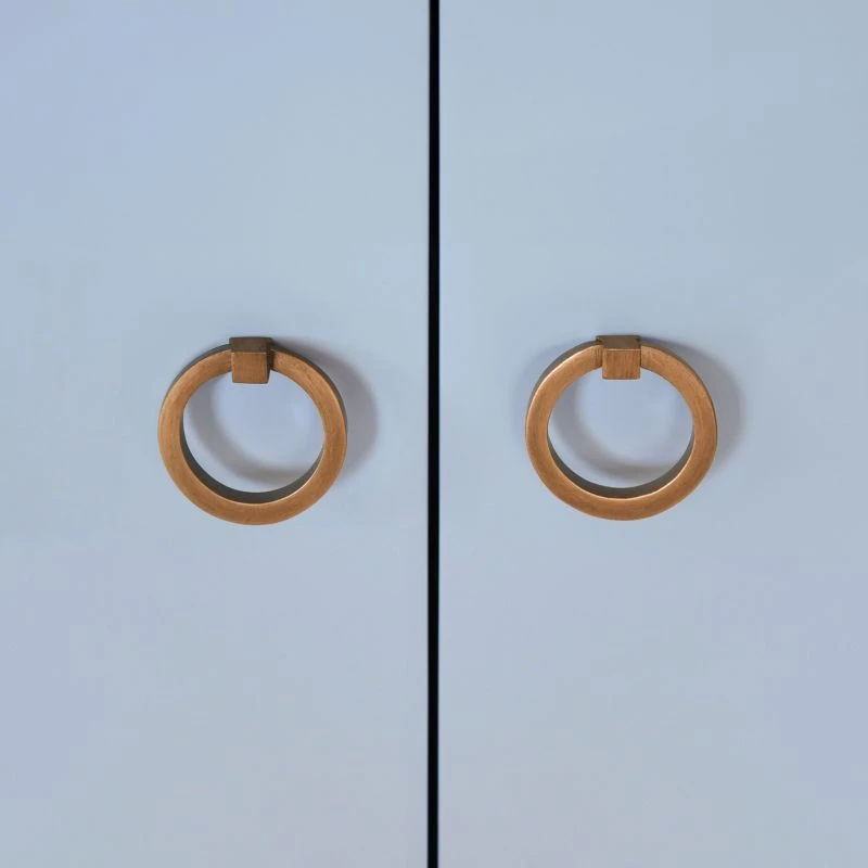 Horizon 30.5" Single Bathroom Vanity With Cararra Marble Top - Blue 2 Horizon 30.5" Single Bathroom Vanity With Cararra Marble Top - Blue - Image 2