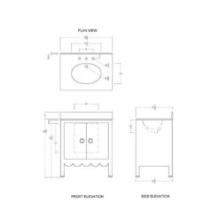 Horizon 30.5" Single Bathroom Vanity With Cararra Marble Top - White -Sabre Home Decor Sale VANI 0006 ALT 4d03c695 80b3 4e3d a1b6 bf404cffcc12