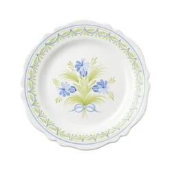 Fleurs Hand Painted Plate