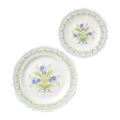Fleurs Hand Painted Plate -Sabre Home Decor Sale ZC429 11