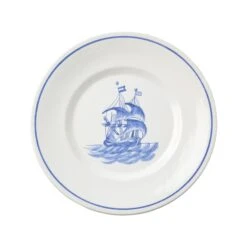 Bateau Hand Painted Dinner Plate