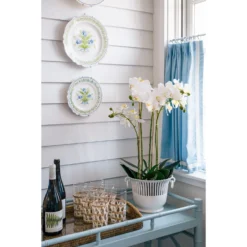 Fleurs Hand Painted Plate -Sabre Home Decor Sale ZC429 16