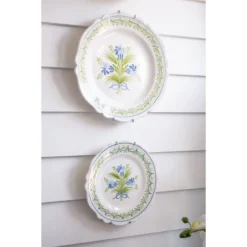 Fleurs Hand Painted Plate -Sabre Home Decor Sale ZC429 19 b157a90c 4652 469b 82b4 5b05227bc460