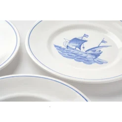Bateau Hand Painted Dinner Plate - Set Of 3 23 Bateau Hand Painted Dinner Plate - Set Of 3 -Sabre Home Decor Sale ZC429 20 c6543a09 392c 412f 91fb 38e70dc6e7a9
