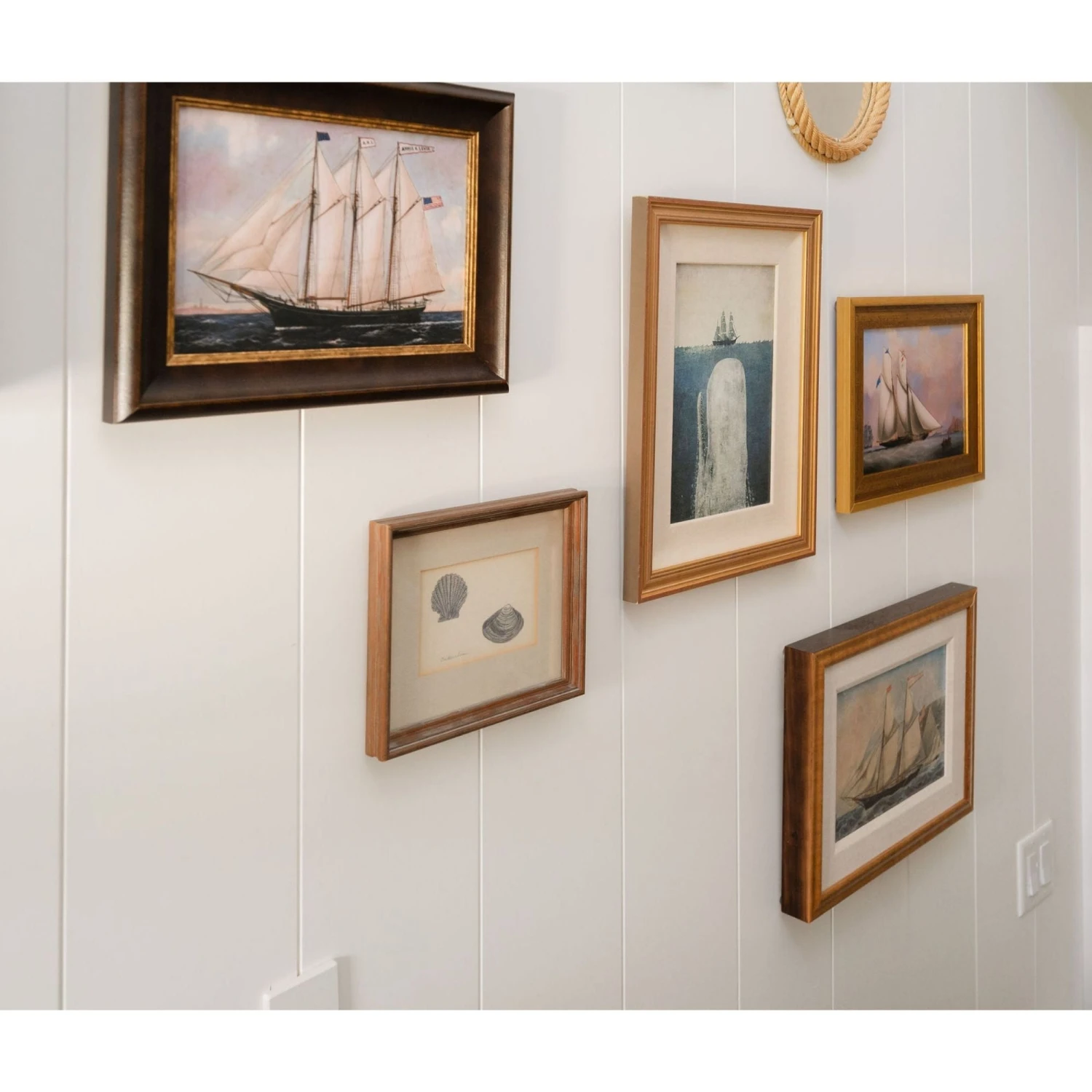 Antique Whale Framed Art - A 3 Antique Whale Framed Art - A - Image 3