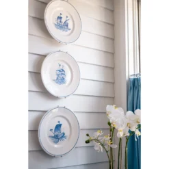 Bateau Hand Painted Dinner Plate - Set Of 3 16 Bateau Hand Painted Dinner Plate - Set Of 3 -Sabre Home Decor Sale ZC429 4 3527b48b 0a95 49ca 8da8 2775cae5a2a0