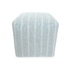 Audrey Accent Ottoman In Sailor Stripe Blue -Sabre Home Decor Sale ZC429 6 ce114e6f 94a9 425c 8cbc df6068c3896d
