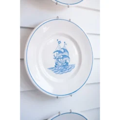 Bateau Hand Painted Dinner Plate -Sabre Home Decor Sale ZC429 9 1909784b f110 4579 8a50 6847921b367d